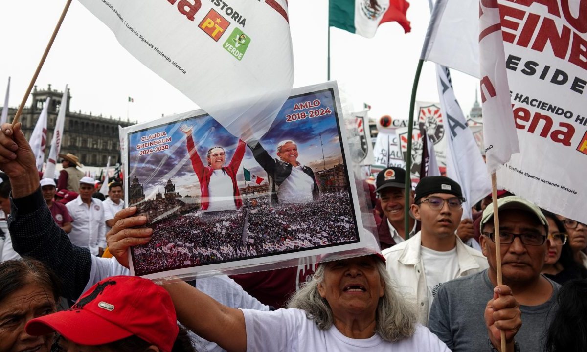 Hoy, el "efecto Obrador" volvió a colmar el Zócalo de la Ciudad de México en el cierre de campaña de Claudia Sheinbaum