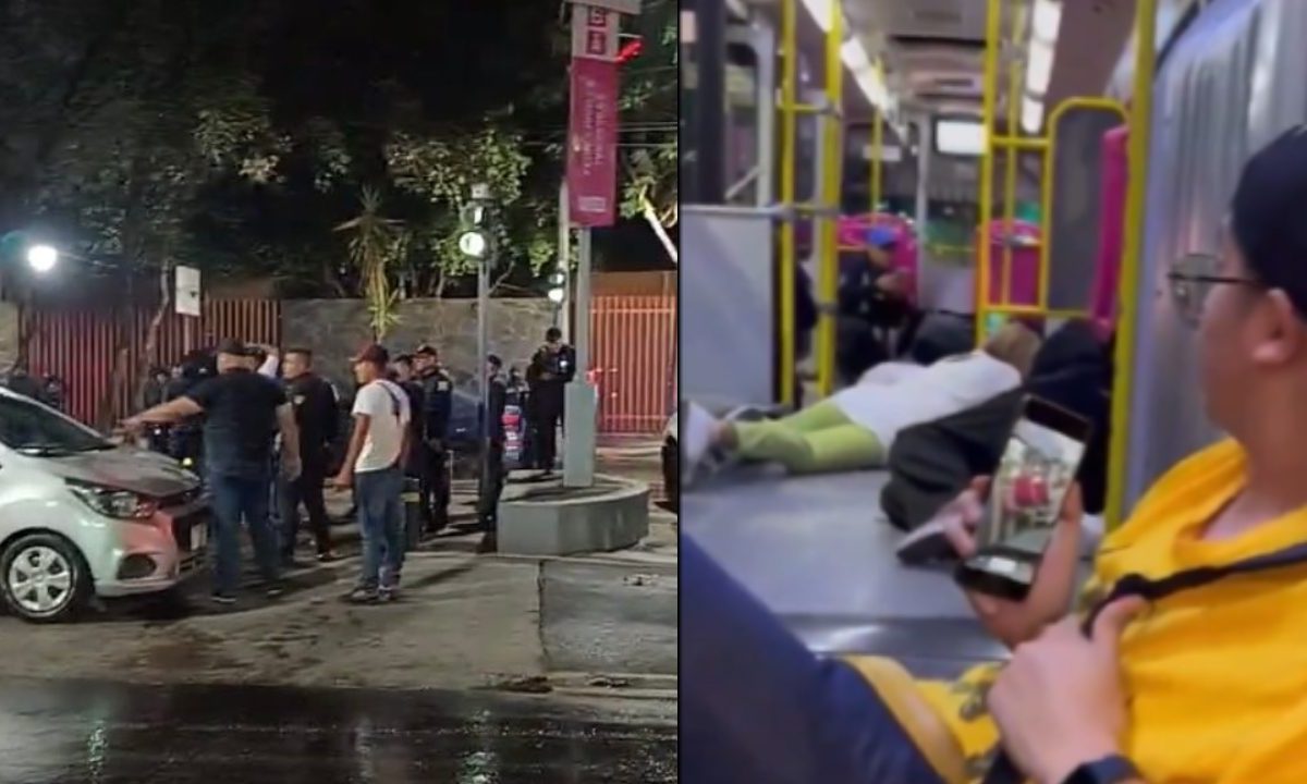 Durante la noche de este jueves, pasajeros que iban a bordo de un Metrobús vivieron momentos de terror tras registrarse una balacera