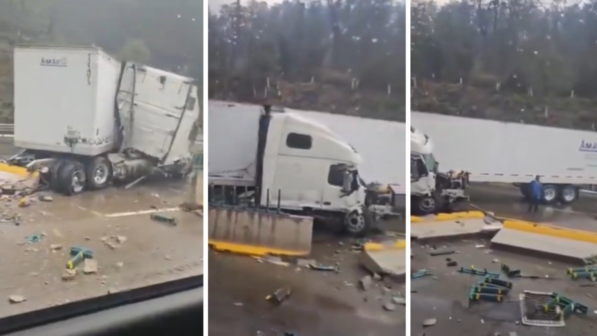 Un fuerte choque se registró la tarde de este miércoles 15 de mayo en la autopista México-Puebla, el cual ha creado caos vial