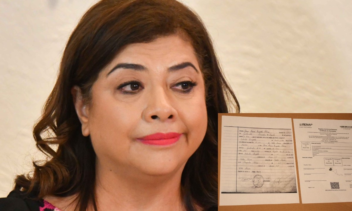 El coordinador de la bancada del PAN en CDMX exhibió una presunta acta de nacimiento de Clara Brugada expedida en Guatemala
