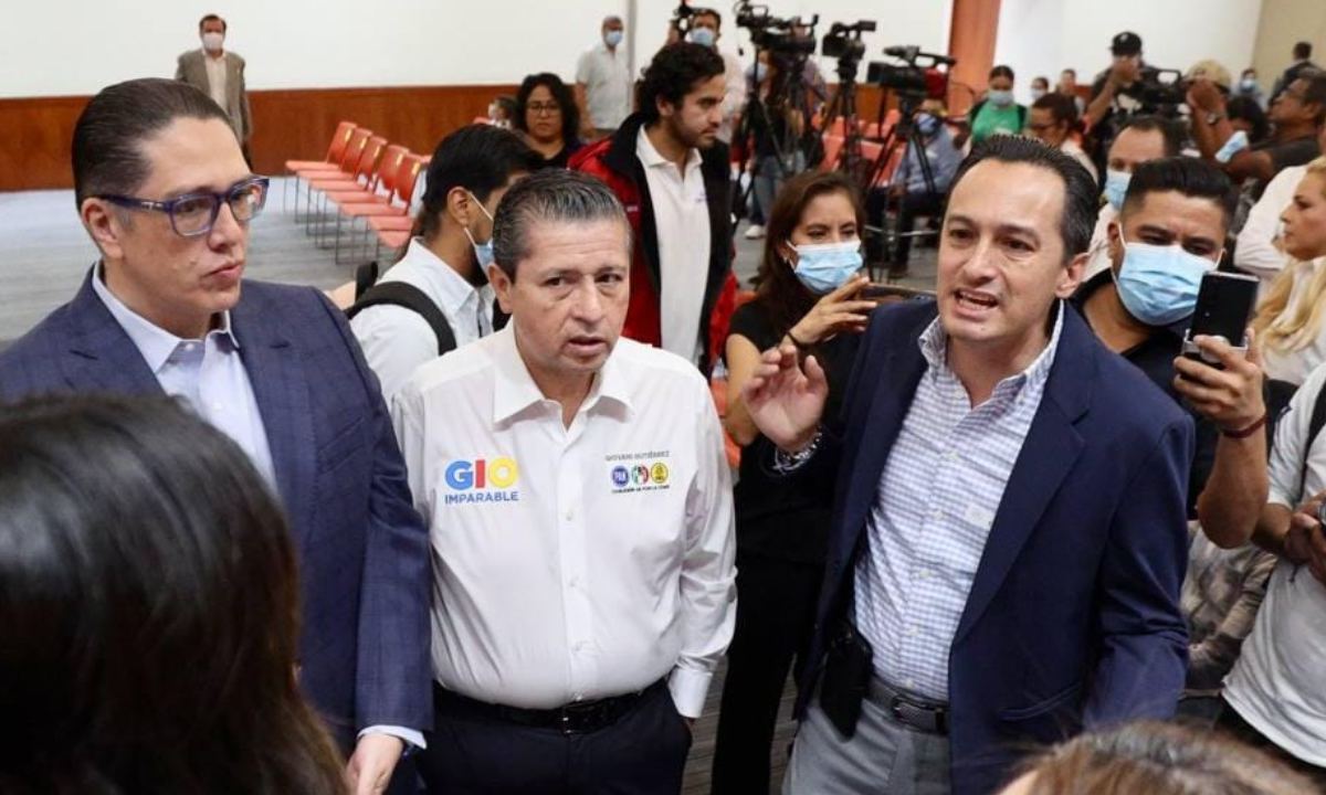 Como una “vil mentira” calificó Giovani Gutiérrez las acusaciones de Morena sobre presunta compra de votos tras la retención de un tráiler