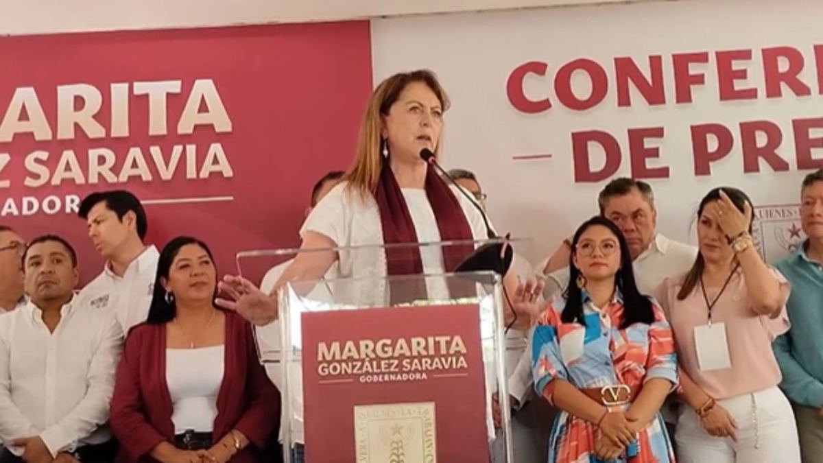 La candidata a la Gubernatura del Estado de Morelos, Margarita González Saravia, presentó su estrategia de gobierno "Plan Morelos"