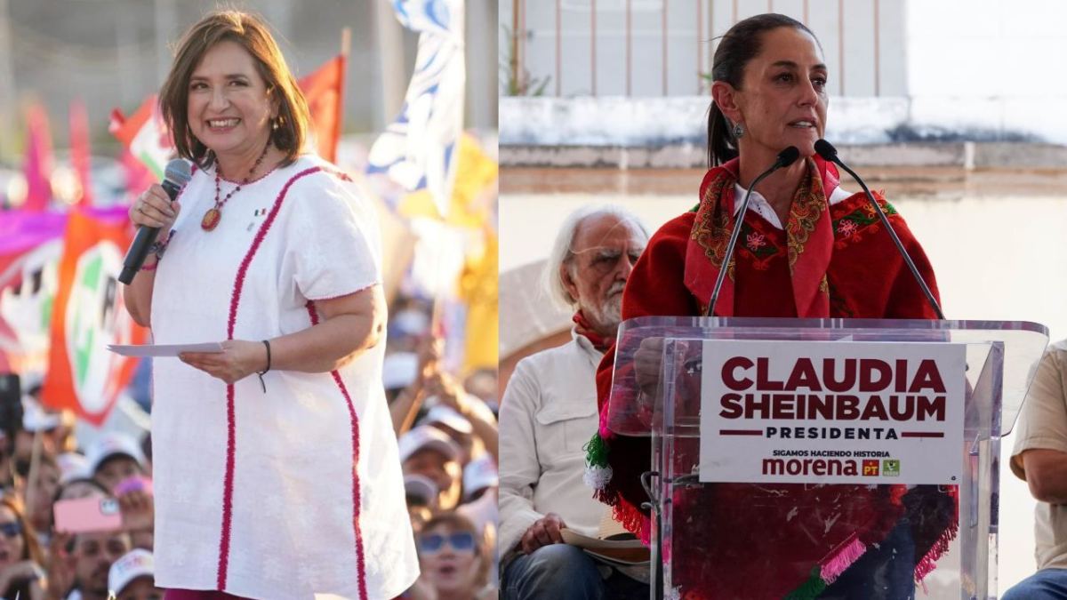 Las candidatas presidenciales Claudia Sheinbaum y Bertha Xóchitl Gálvez faltaron a los ensayos para el tercer debate presidencial