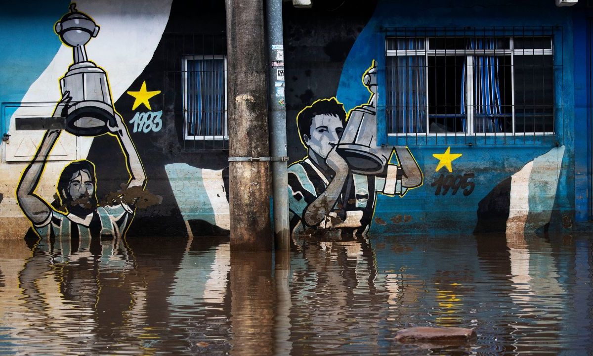 ATERRADOR. El diluvio sumamente atípico afectó a más del 90% de municipios de Rio Grande do Sul.