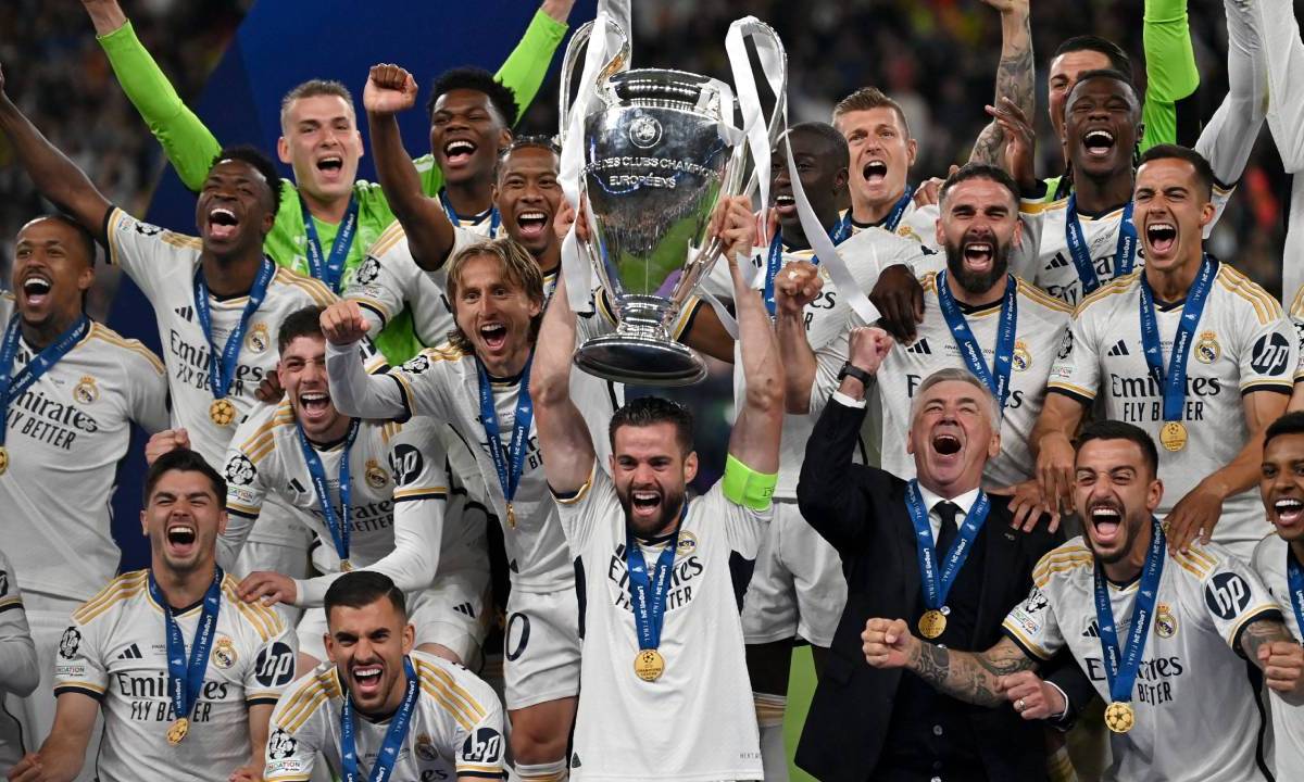 Llegó la 15 europea. El Real Madrid venció este sábado 2-0 al Borussia Dortmund en la Final de la Champions League.